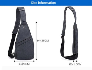 Black Sling Crossbody Bag