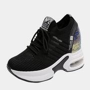 Black Slip On Platform Sneakers