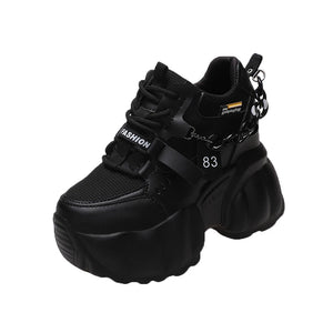 Black Sneakers High Platform
