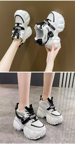 Black Sneakers High Platform