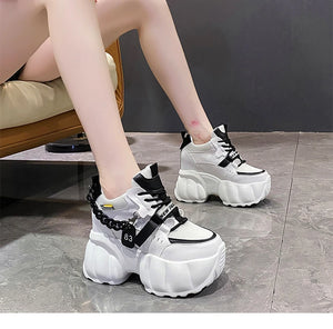 Black Sneakers High Platform