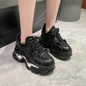 Black Sneakers With Platform