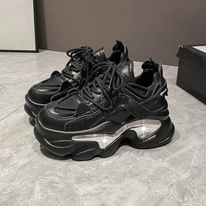 Black Sneakers With Platform