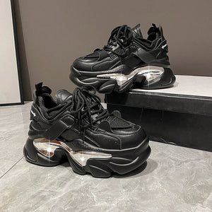 Black Sneakers With Platform