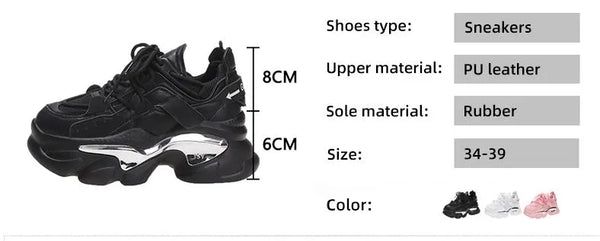 Black Sneakers With Platform
