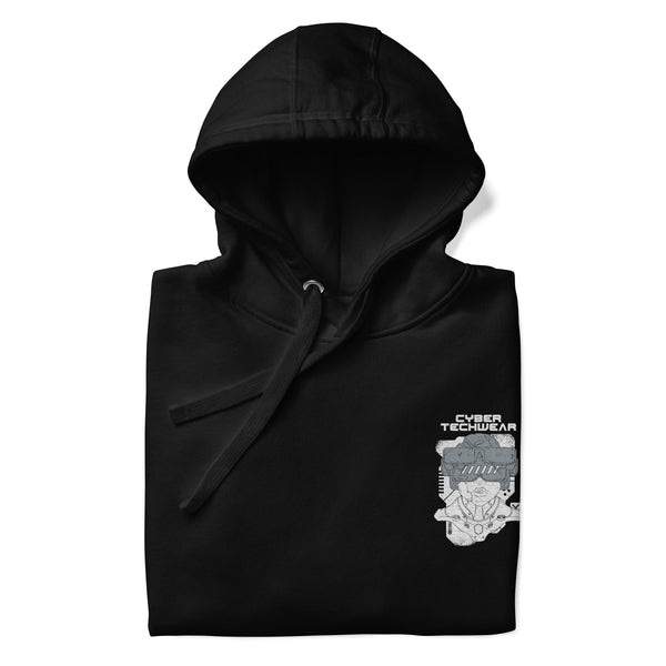 Black Sporty Fit Hoodie