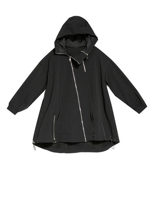 Chaqueta elegante negra para mujer