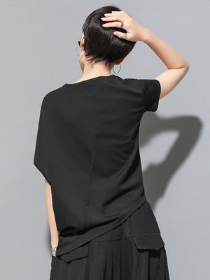 Black T Shirt Fitted Women's