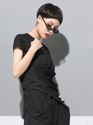Black T Shirt Fitted Women's