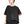 Black T Shirt For Women Oversized - product view on white background