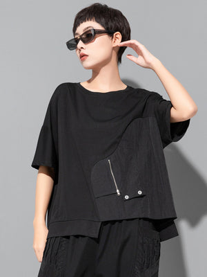 Black T Shirt For Women Oversized