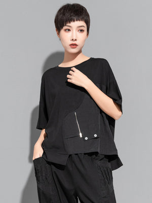 Black T Shirt For Women Oversized