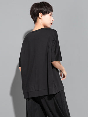 Black T Shirt For Women Oversized