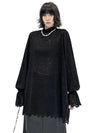 Black T Shirt Oversized Women's