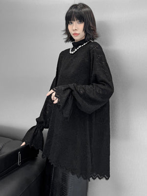 Black T Shirt Oversized Women's