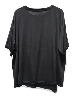 Black T Shirt Women Plus Size