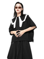 Black T Shirt Women's Oversized
