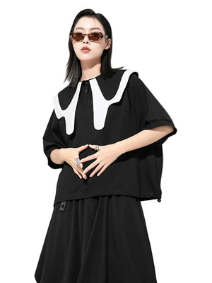 Black T Shirt Women's Oversized