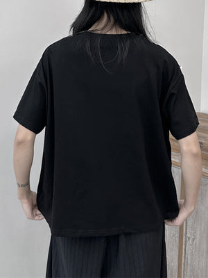 Black T Shirt Women's Short Sleeve