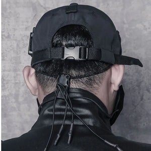 2024 Punk Hip Hop Techwear Baseball Cap Outdoor Tactical Multifunction Gorras Men Women High Street Casual Hat