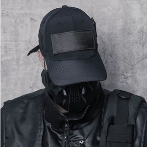 2024 Punk Hip Hop Techwear Baseball Cap Outdoor Tactical Multifunction Gorras Men Women High Street Casual Hat