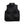 Black Thicken Cargo Vest - product view on white background