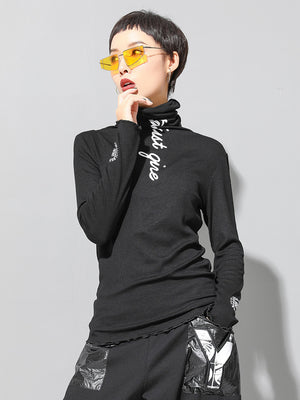 Black Tight T Shirt Women's