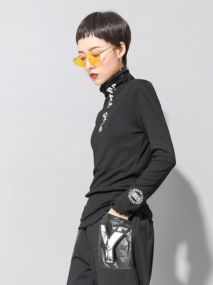 Black Tight T Shirt Women's