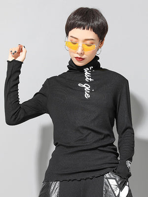 Black Tight T Shirt Women's