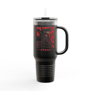 Black Tumbler 40 oz Cyberpunk