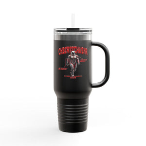 Black Tumbler 40 oz Gym
