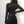 Black Turtleneck Long Sleeve Crop Top
