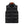 Black Utility Vest Mens - product view on white background