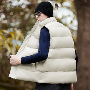 Black Utility Vest Mens