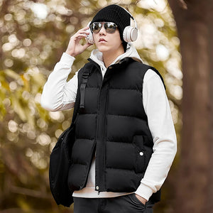 Black Utility Vest Mens