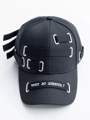 Tactical Techwear Style Webbing Buckle Hip Hop Punk Baseball Cap Men Women Outdoor Multifunction Sport Casual Hat Mens G
