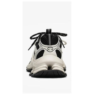 Black White Chunky Sneakers — women chunky platform sneakers