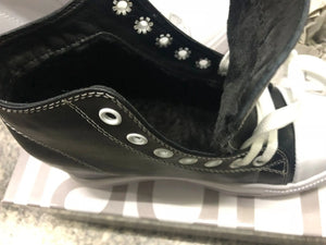 Black White Platform Sneakers