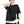 Black White T Shirt Women - product view on white background