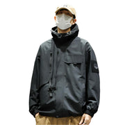Black Windbreaker Jacket