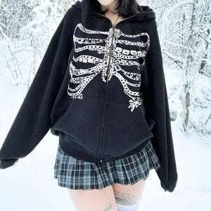 Black Women's Zip Up Jackets