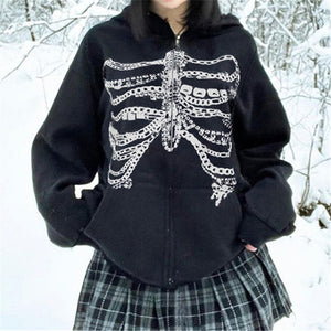 Black Women's Zip Up Jackets