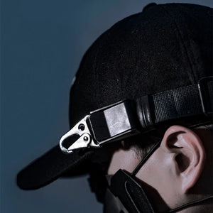 Tactical Techwear Punk Hip Hop Woolen Baseball Cap Men Women Embroider Multifunction Adjustable Casual Sport Hat Casquet