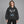 Black Y2K Graphic Hoodies – worn by a woman