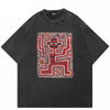 Black Y2K Graphic Tees