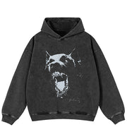 Black Y2K Hoodie Men