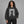 Black Y2K Hoodie Streetwear – worn by a woman