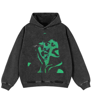 Black Y2K Hoodies Men
