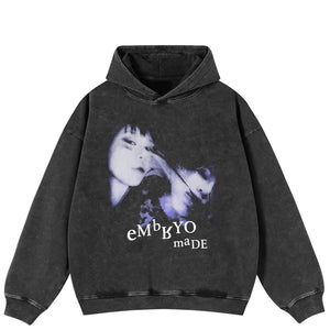 Black Y2K Hoodies Men