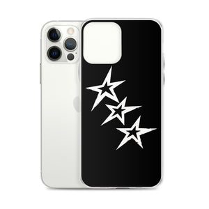 Black Y2K Phone Case with Stars